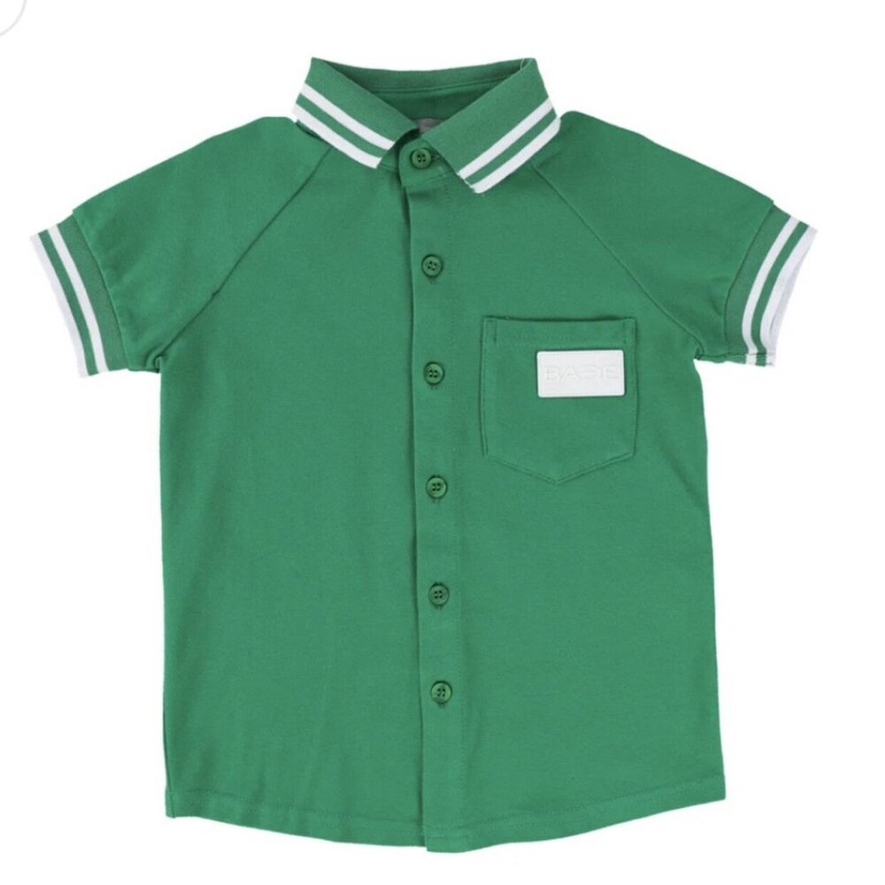 Bace Collection Pique Button Down Polo